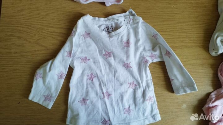 Детские вещи пакетом от 0 до года для девочки