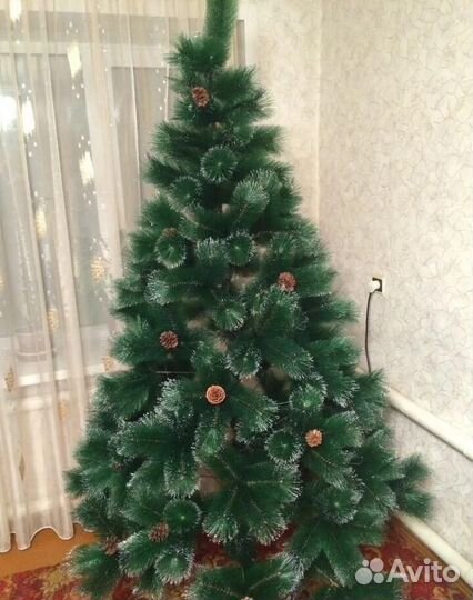 Эко Елки с настоящими шишками