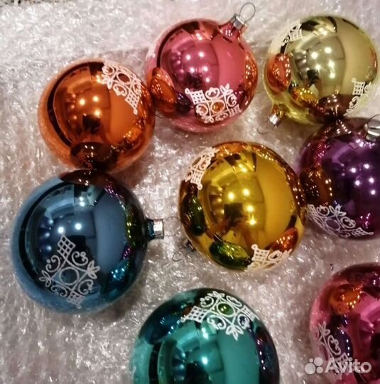 Елочные игрушки СССР шары