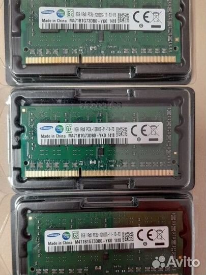 Samsung ddr3l. 1,35v 8gb новая 1600 sodimm