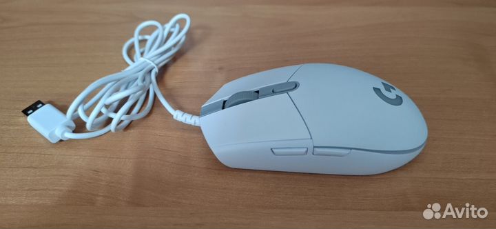 Новая мышь проводная Logitech G102 Белая реплика
