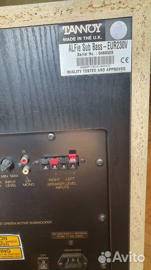 Сабвуфер Tannoy 625 ALfie