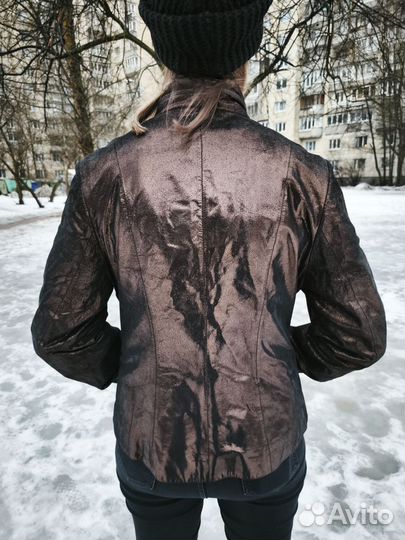 Куртка кожаная женская