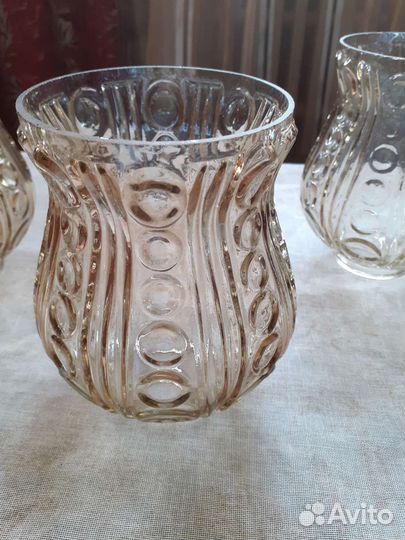 Плафоны для люстры СССР 3шт