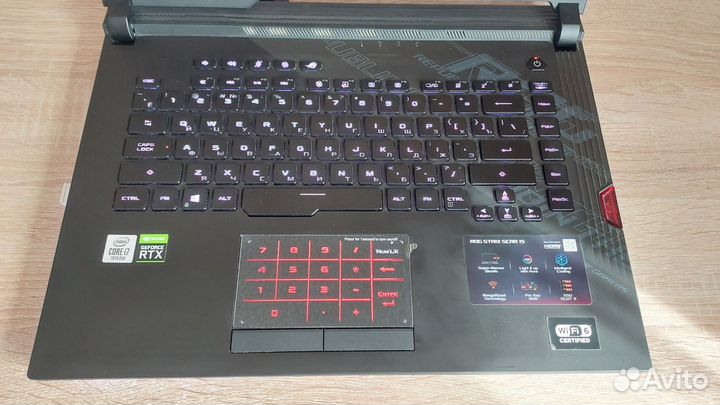 Asus ROG Strix scar 15 G532LW, игровой ноутбук