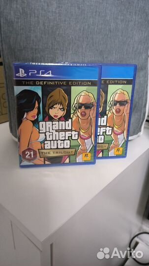 Игры для ps4 ps5 GTA Trilogy новые диски