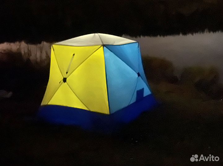 Палатка зимняя стэк Куб 3 трехслойная