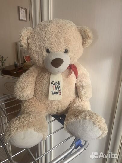 Мягкая игрушка большая Button blue Mишка