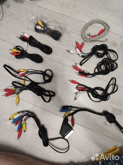 Кабеля тюльпан RCA - Scart - Jack 3,5