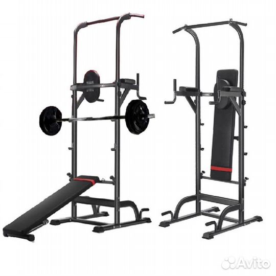 Турник со скамьей