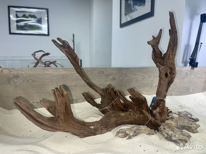 Камни, коряги, грунт для аквариума