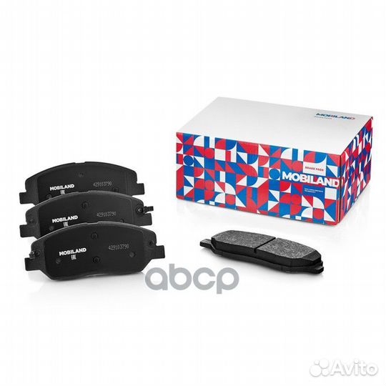 Колодки тормозные дисковые перед 429103790 mobi