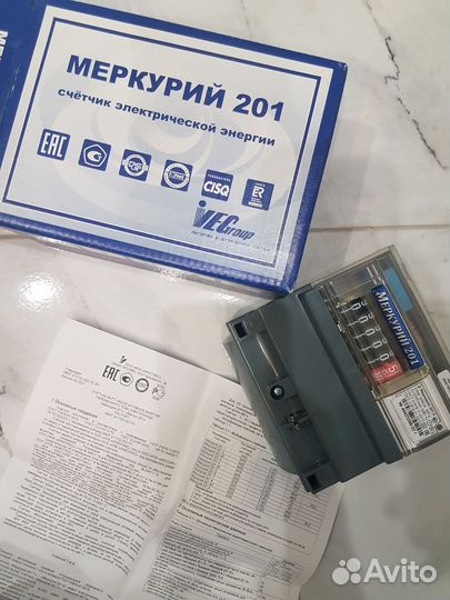 Счетчик электрический однофазный меркурий