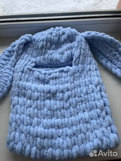 Шапка балаклава вязаная