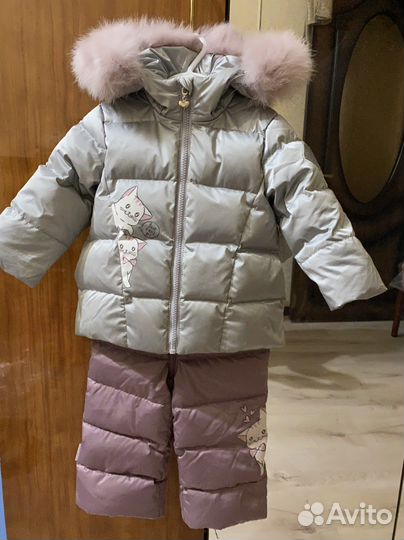 Комплект зимний для девочки 80 размера