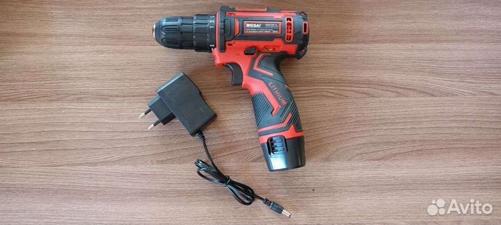 Шуруповерт аккумуляторный wosai