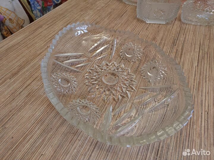 Ваза хрустальная