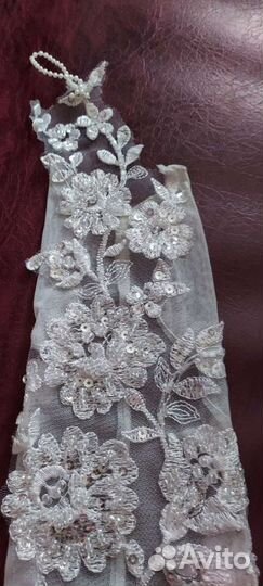 Перчатки свадебные,митенки