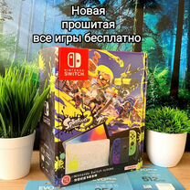 Nintendo switch oled splatoon прошитая новая