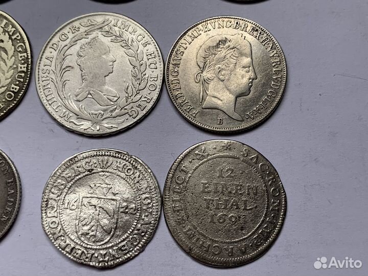 Монеты-15.Серебро.Германия.Австрия