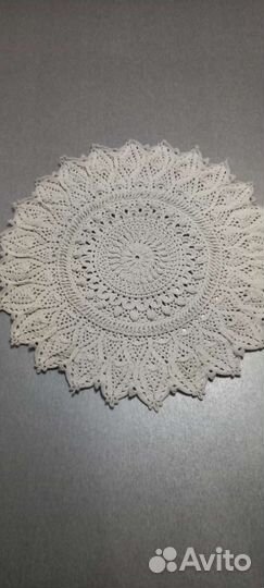 Коврик вязаный