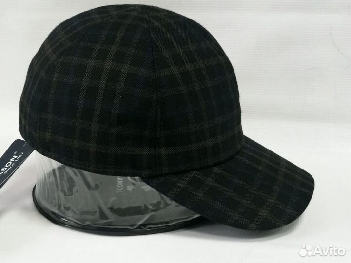 Бейсболка из шерсти демисезонная 