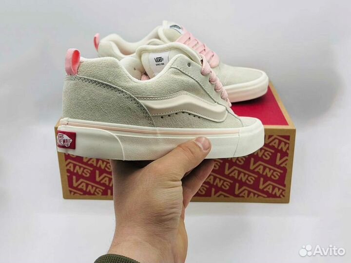 Vans Knu Skool Sorbet Pastel Pink Кеды