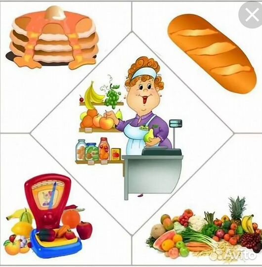 Продавец в продуктовый магазин