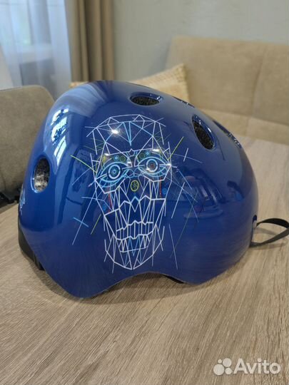 Шлем для роликов самоката защитный детский
