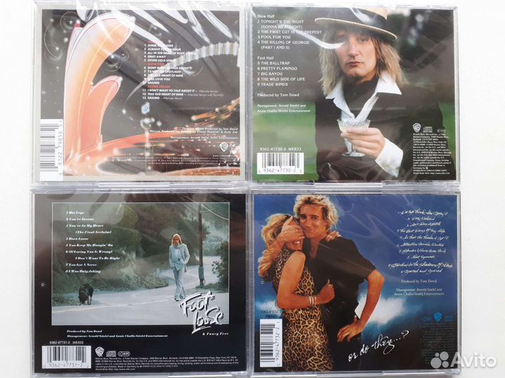 CD диски Rod Stewart, The Faces, Bonnie Tyler