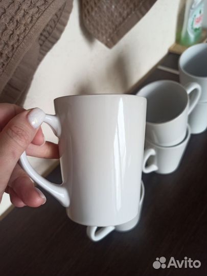 Кружки для чая 6 штук новые