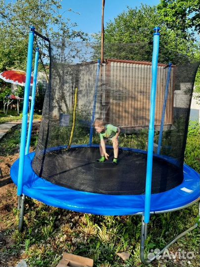 Батут с сеткой