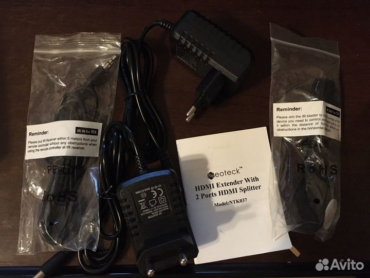 Удлинитель и делитель hdmi по витой паре