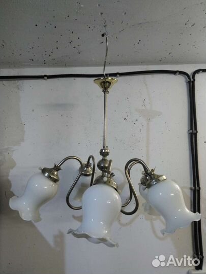 Люстра СССР сталинская хром редкая