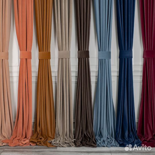 Шторы бархат Богема готовые и на заказ