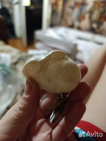 Винтажная игрушка заяц