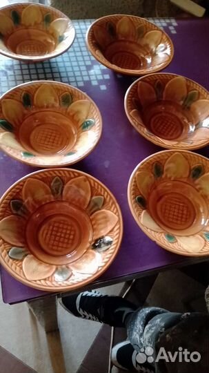 Супница и масленка десертные тарелку