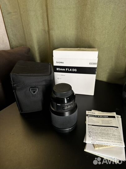 Объектив Sigma 85 1.4 art для Nikon
