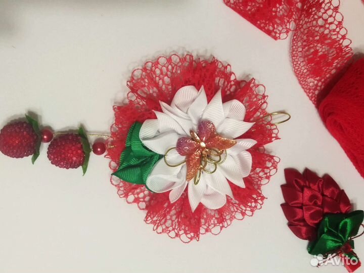 Резиночки для волос Ягодка