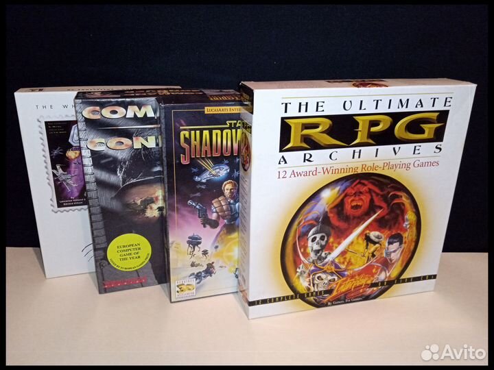 Старые компьютерные игры на дисках - Big Box