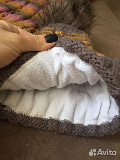 Комплект шапка, шарф