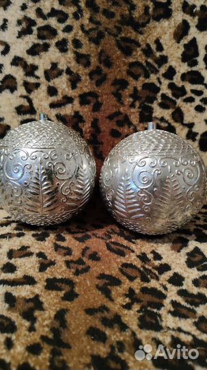 Большие елочные шары СССР(2 шт)