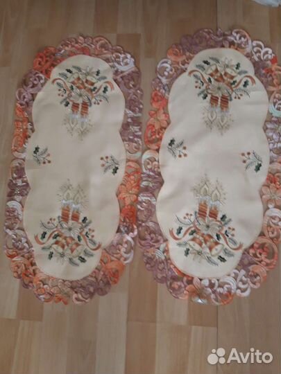 Салфетка.Техника Ришелье.67х32см.Германия.Экскоюзи