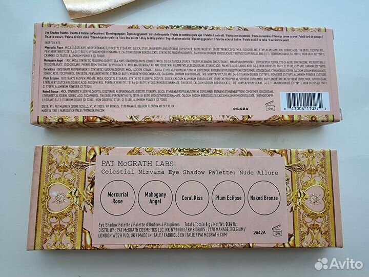 Pat mcGrath тени румяна хайлайтер