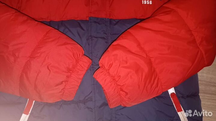 Пуховик H&M р.140 и шапка