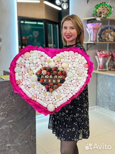 Сладкие букеты из конфет