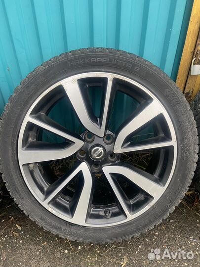 Колеса зимние nissan Qashkai r19 225/45/19 nokian