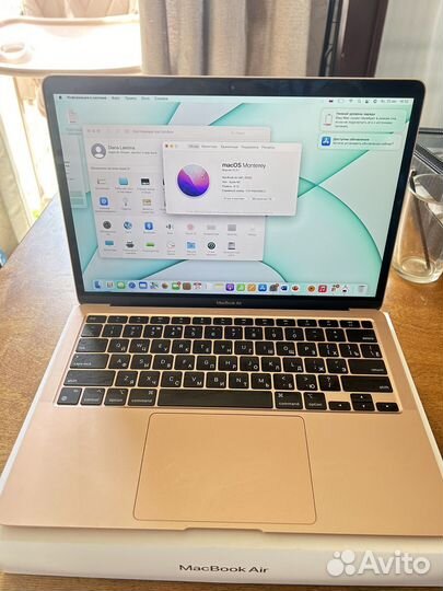 Apple macbook air 13 2020 m1 8gb 256