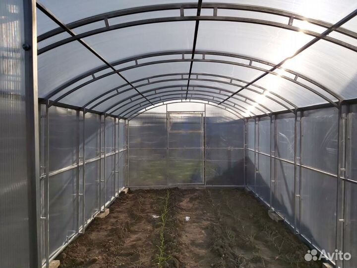 Теплица Прямостенная 3х4 Карбонат 4мм