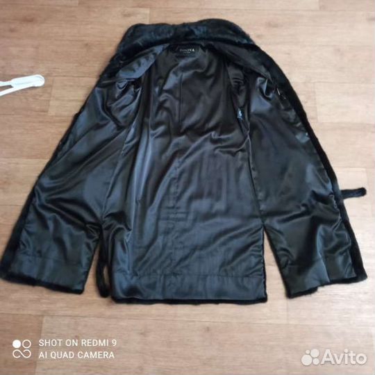 Шуба норковая с капюшоном 42 44